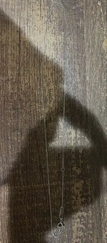 sjx 화이트 골드 목걸이