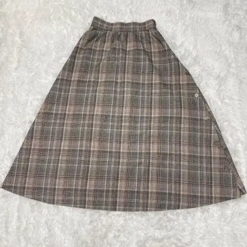 Maglie par ef-de 롱 스커트 S 체크 플랑드르