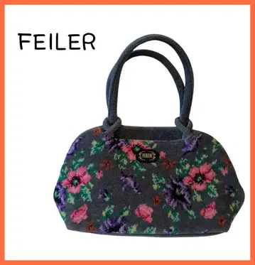 [ 새상품급 ] FEILER 페이러 슈니르 직조 꽃무늬 핸드백 미니백