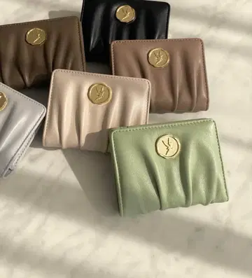 DisneyPeter Pan 팅커벨 모티브 개더 미니 지갑