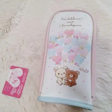 리락쿠마 코리락쿠마 스퀘어 파우치 펜 케이스 메이크업 파우치