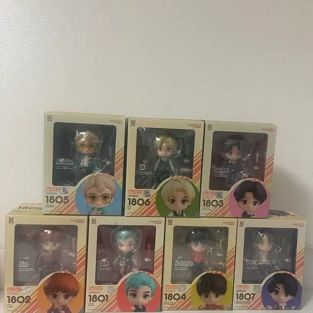방탄소년단 넨도로이드 피규어 일괄 판매