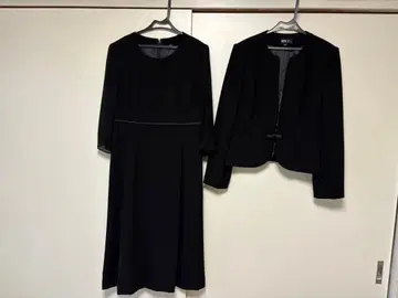 MENOD 예복 블랙 포멀 원피스 자켓 포함