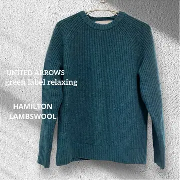 green label relaxing 해밀턴 울 리브 니트 스웨터