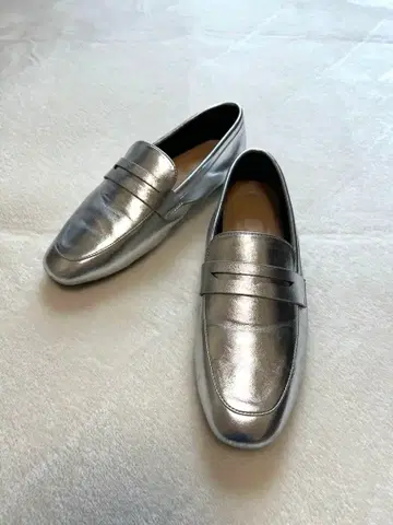 실버 로퍼 슬립온 26cm