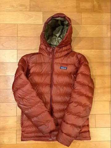파타고니아 하이 로프트 다운 후디 버건디