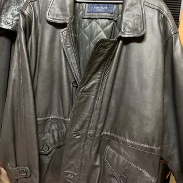 Andre Maurais 블랙 가죽 아우터