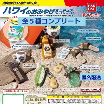 지구의 산책 하와이 기념품 미니어처 컬렉션 2 전 5종 컴플리트