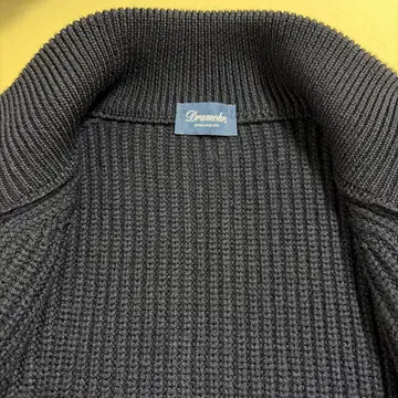 돌모어 집업 니트 네이비