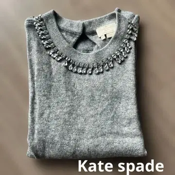 kate spade 그레이 비쥬 니트 XS 케이트 스페이드