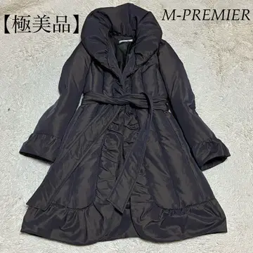 엠프리미어 [컨디션 최상] 여배우 깃 숄카라 다운 코트