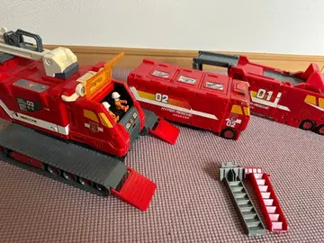 하이퍼레스큐 미니카 세트 빨간색