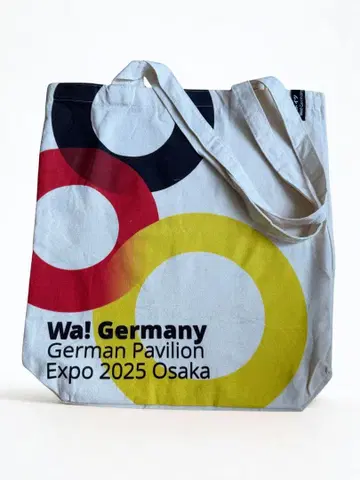 미사용품 Wa! Germany 독일관 에코백 핀 배지 세트