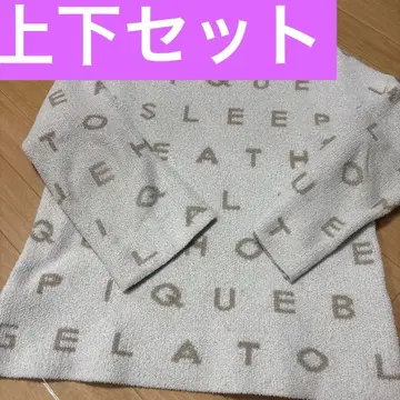 젤라또피케 로고 맨투맨 & 로고 팬츠 셋업