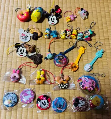 디즈니 스트랩과 배지 세트