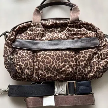 ELISE TRAN 레오파드 무늬 토트백