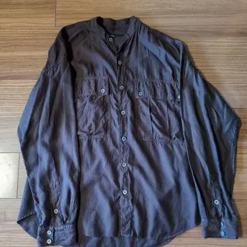 FRAMEWORK 다크 브라운 긴팔 셔츠