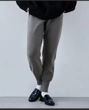 소프트 니트 조거 팬츠