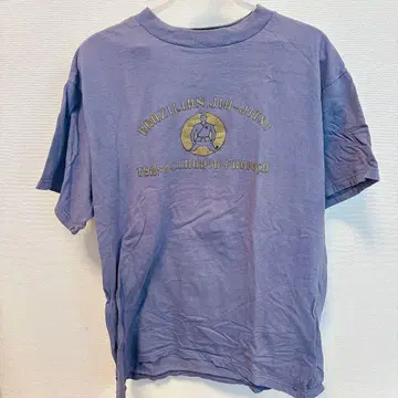 TULTEX  브라질리언 주짓수 T셔츠 [ L ] 보라색 빈티지풍