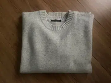 밴야드 스톰 캐시미어 혼방 크루넥 니트 라이트 그레이