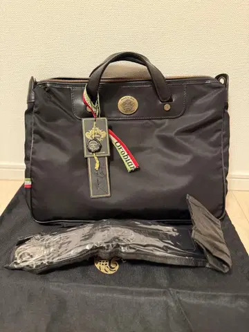 미사용 새상품 Orobianco 블랙 나일론 백 PRICCONE-Z7