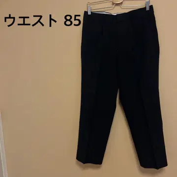 [ 남성용 ] 슬랙스/롱 바지/롱 팬츠/블랙/블랙/심플