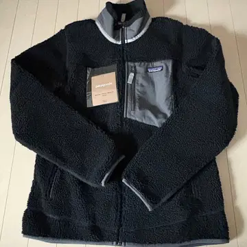 L 사이즈 patagonia 레트로x 자켓 블랙 x 그레이