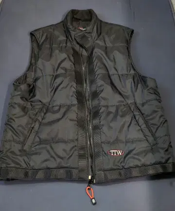 [Team 탑워터] 블랙 다운 베스트 XL