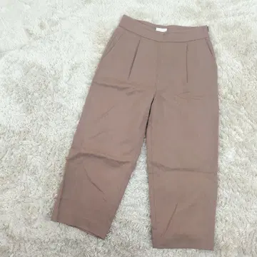 BALLSEY 턱 와이드 팬츠 크롭 울 일본제