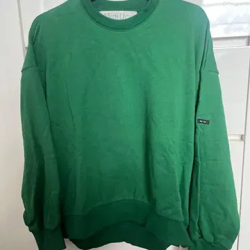 미디 우미 그린 컬러 맨투맨 *미사용 택 포함