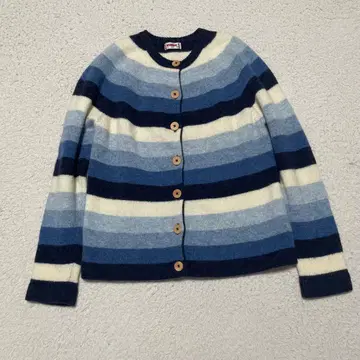 맥레거 우드 버튼 보더 가디건 니트 스웨터 L