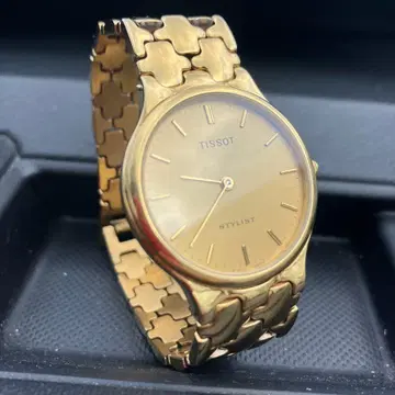 TISSOT STYLIST 골드 손목시계