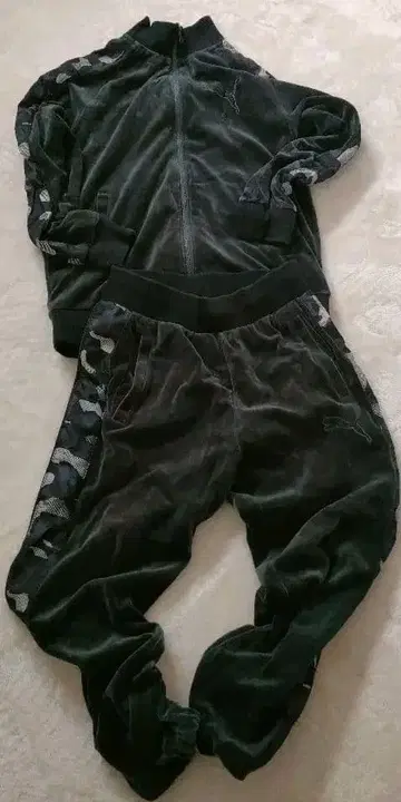 PUMA 다크 블랙 저지 세트