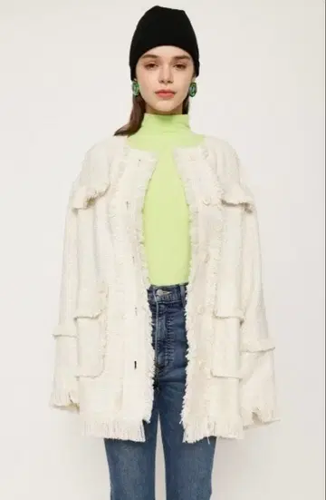 SLY 트위드 셋업 아이보리