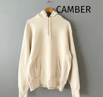 CAMBER 아이보리 후드 부착 후드티