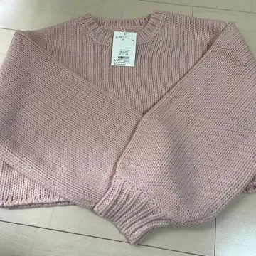 Ungrid 로우 게이지 크루넥 니트