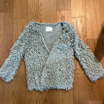 room306 루프 니트 가디건 라이트 그린