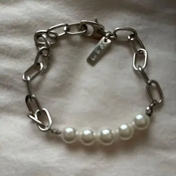 스텔라 할리우드 시라하마 아란 펄 팔찌 실버