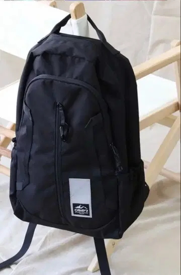 CAMP7 심플 블랙 백팩