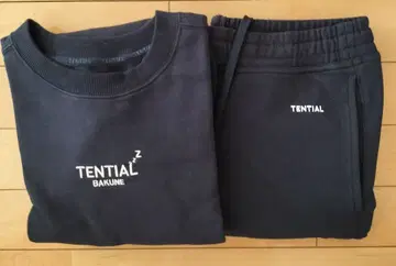 [정품] TENTIAL BAKUNE 맨투맨 남성용 상하의 세트 L
