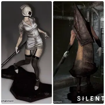 사일런트 힐 2 레드 피라미드 싱 버블 헤드 간호사 피규어