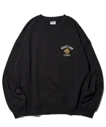 Bragg's Form 맨투맨 블랙