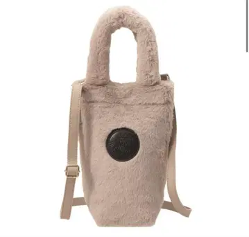 스타벅스 보틀 숄더백 퍼 베이지