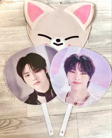 straykids 폭시니 아이엔 부채 부채 커버 3종 세트