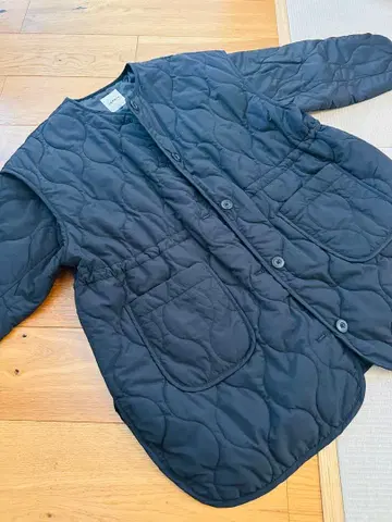 퀼팅 자켓 2way 블랙