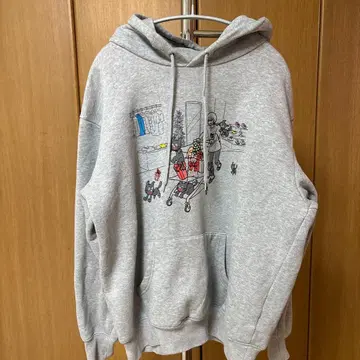 키요 고양이 후드티 풀오버