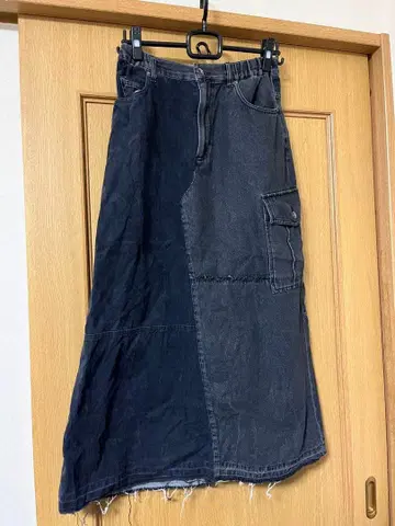 니코앤드 - 패치워크 롱 스커트 L