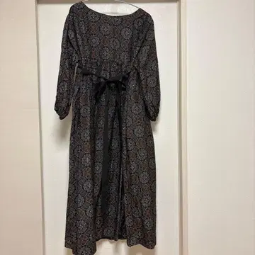 오시마 명주 리메이크 긴팔 허리 리본 포함