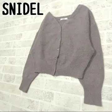 snidel 스나이델 라쿤 니트 가디건