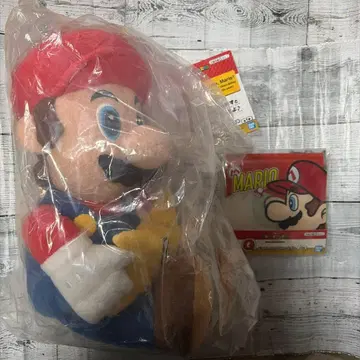 슈퍼 마리오 제일복권 A상 봉제 인형, G상 지퍼백